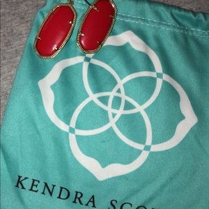 Kendra Scott Red Earrings